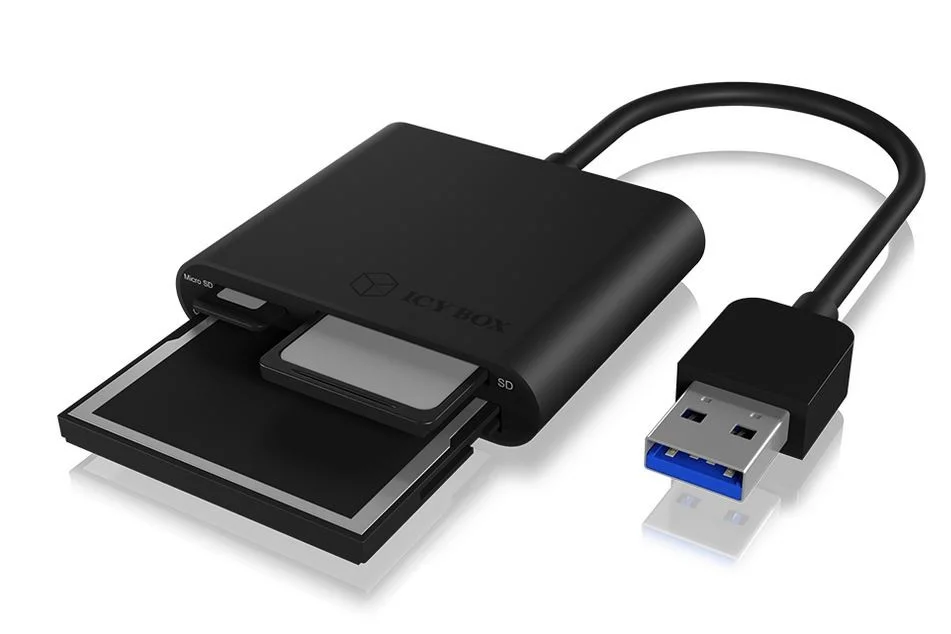 Leitor de Cartão Preto Usb 3.0