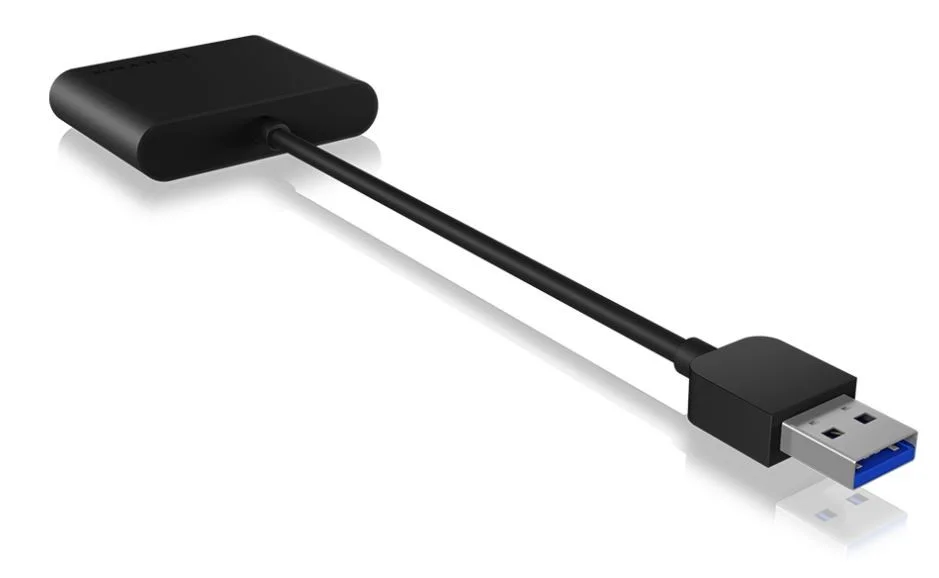 Leitor de Cartão Preto Usb 3.0