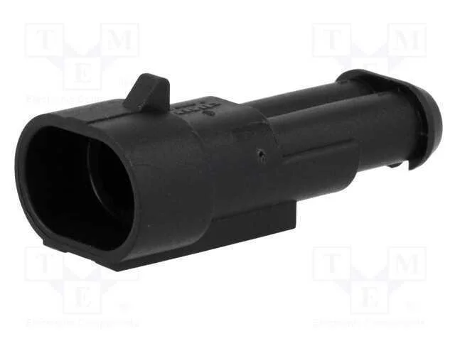 Ficha Amp Macho 2 Pinos Ip67 24vdc