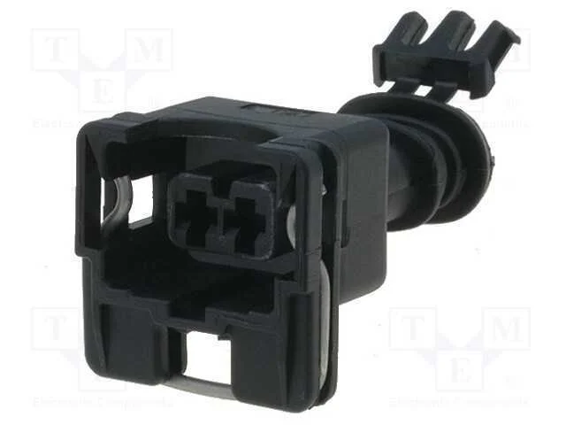 Ficha Auto JPT Femea 2 Pinos com Cabo Preto