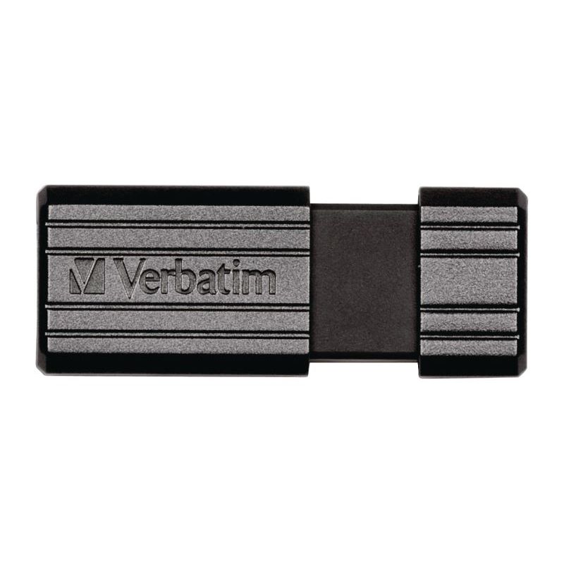 Pen Verbatim 32gb Usb 2.0 Pinstripe Black