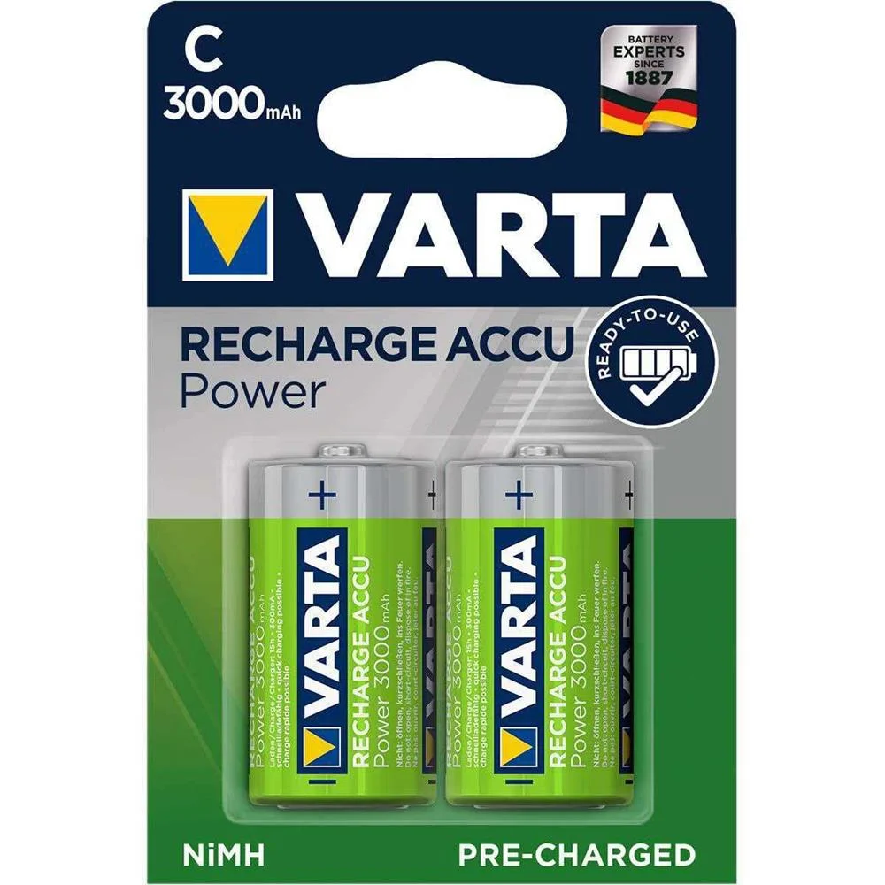 Pilas Nimh C/Lr14 1.2 V 3000 Mah R2u En Blíster D.