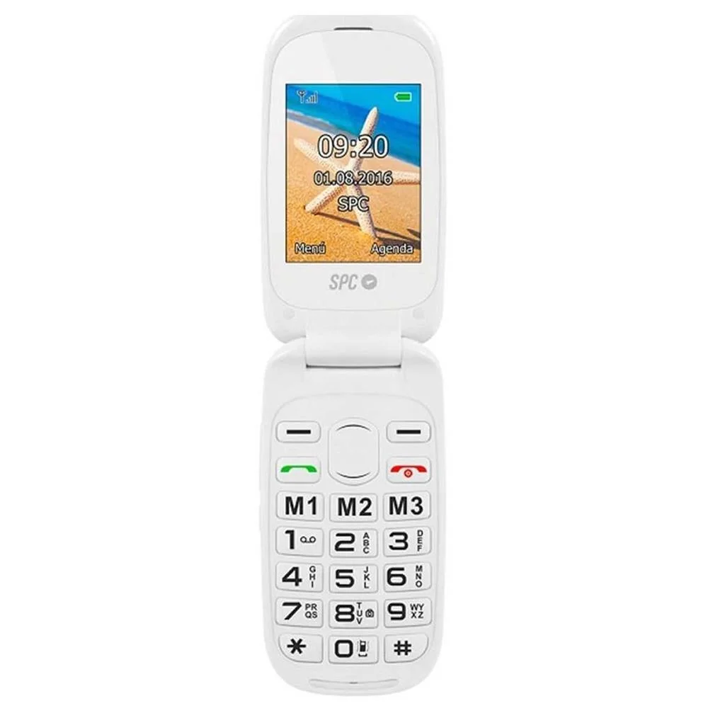 Flip Senior Harmony Cell Phone White - Spc