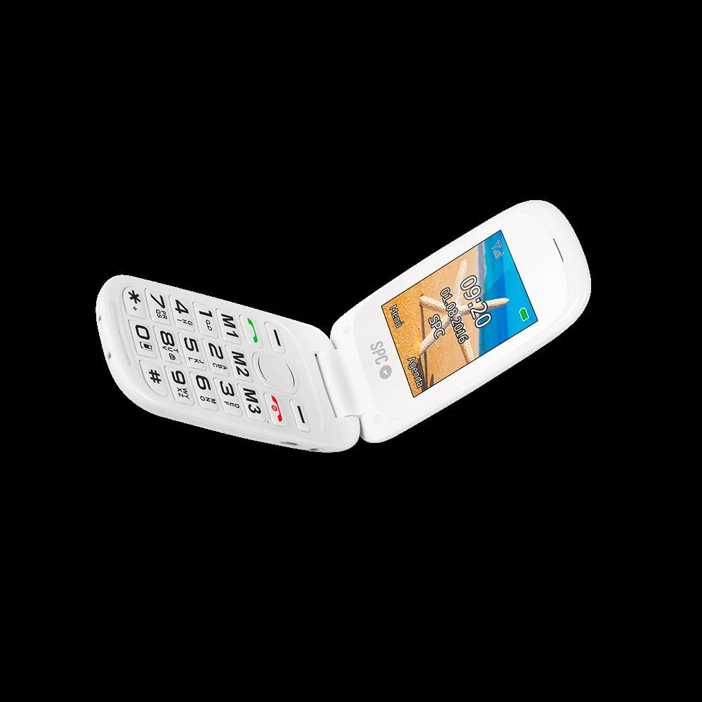 Flip Senior Harmony Cell Phone White - Spc