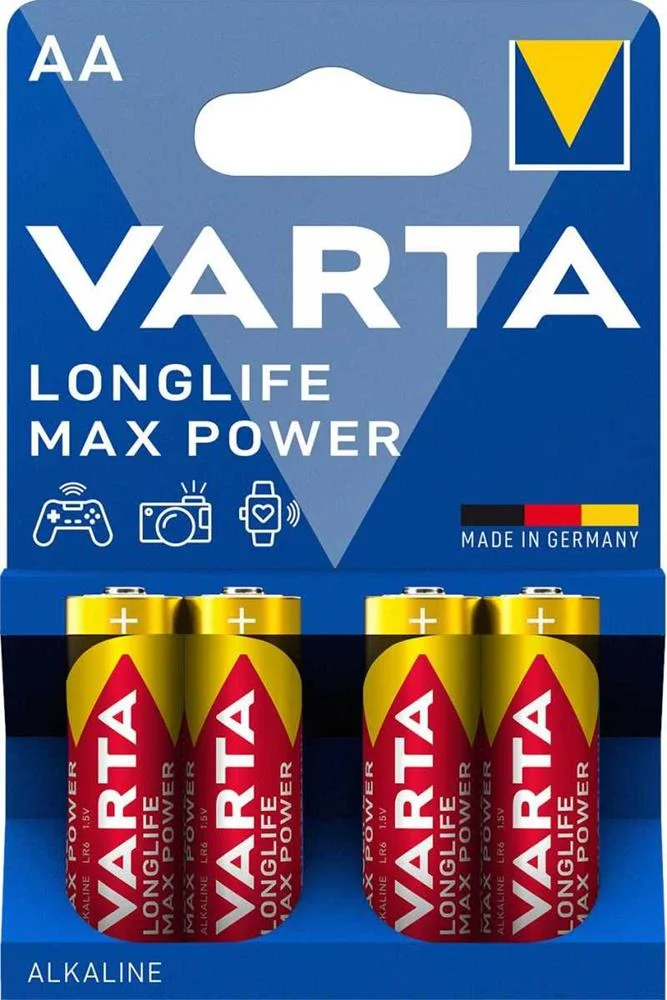 Pilas Varta Max Power (4 Piezas)