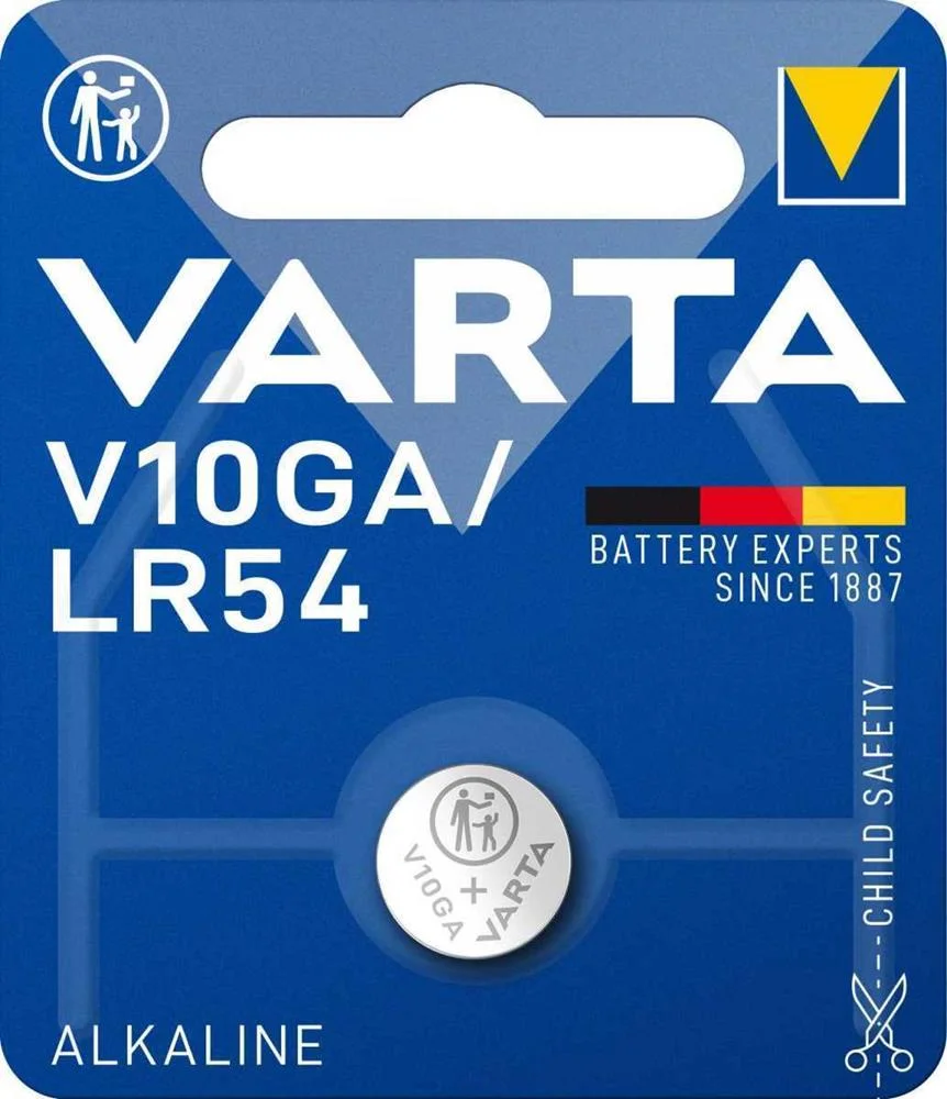 Pilas Alcalinas V10ga/Lr54 1.5 V En Blíster de 1 .