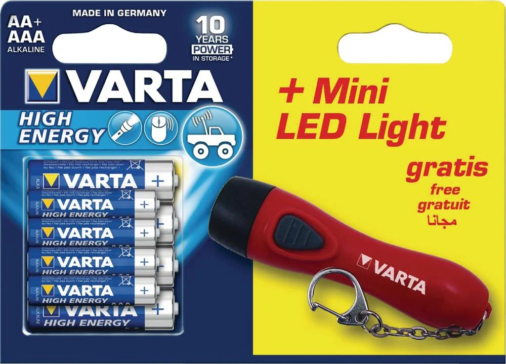 Pila Alcalina AA | 1.5 V Dc | 8-Blister Promocional