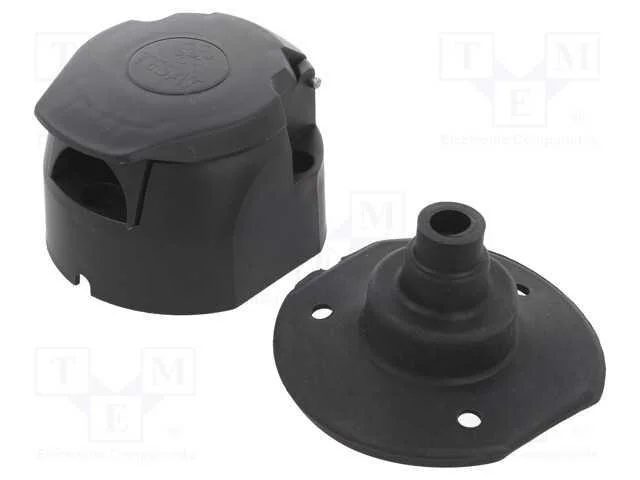 Ficha Automotive; Tomada; Pin: 7; 12vdc; Para Pai.