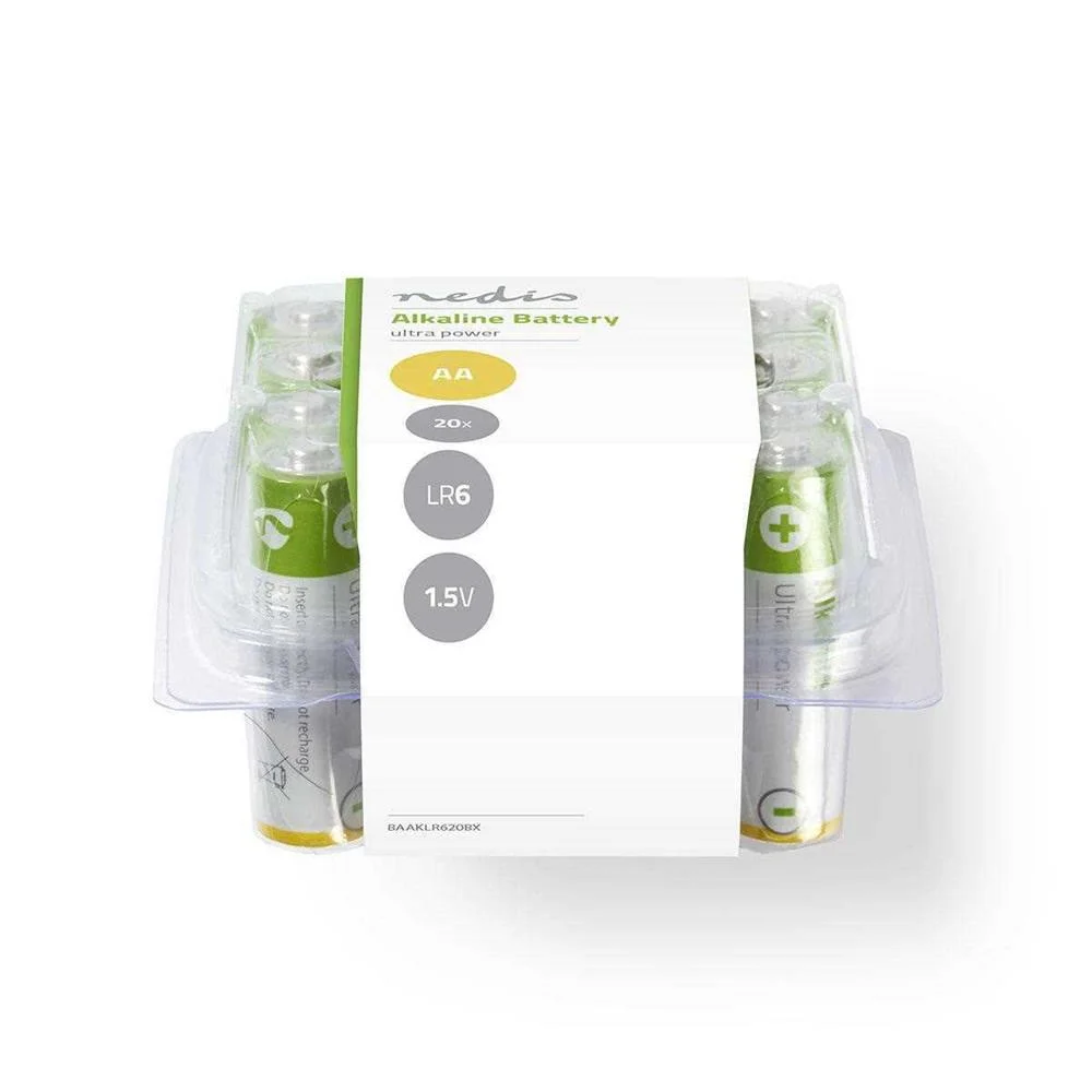 Pila Alcalina AA | 1.5 V Dc | Pack de 20