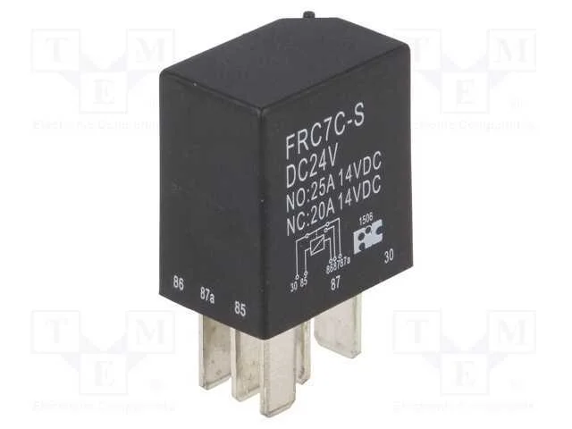 Rel&eacute; Electromagn&eacute;tico; Spdt; 24vcc; 25a; Uno Mismo