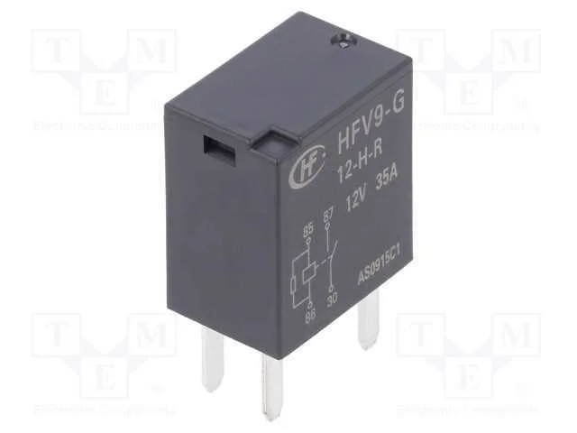 Relé Eletromagnético; Spst-no;  12vdc; 35a; 124?;.