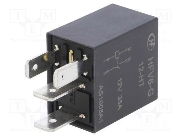 Relé Electromagnético; Spst-No; 12vcc; 35a; 124?;.