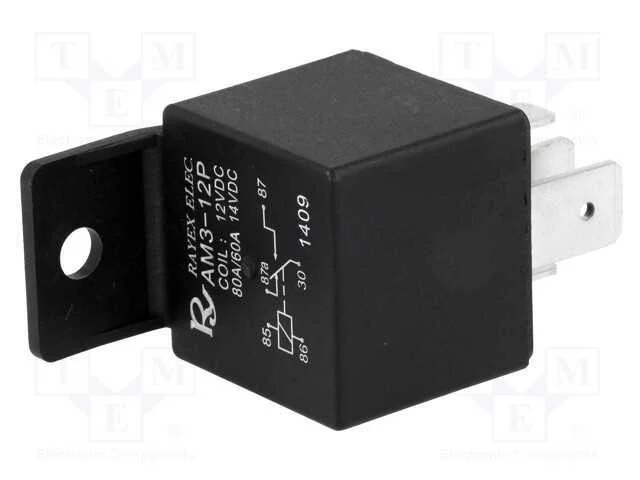 Relé Electromagnético; Spdt; 12vcc; 80a; Uno Mismo