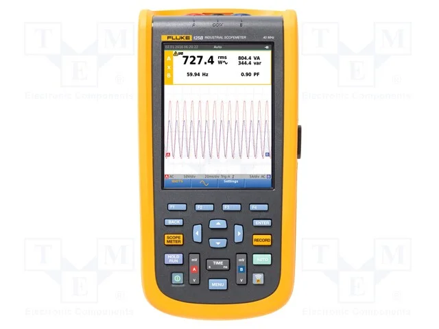 Osciloscópio Industrial (40 MHz) funções avançadas