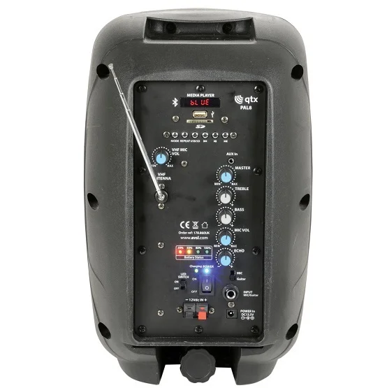 Sistema PA Portatil 15" com LEDs Serie PAL