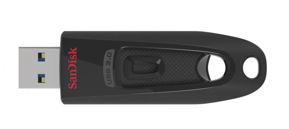 Pen Drive Sandisk Ultra 64gb Usb 3.0 Preto