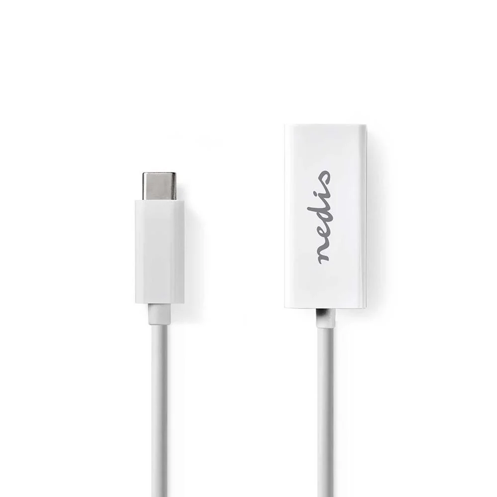 Cabo Adaptador USB Tipo C Para Rj45