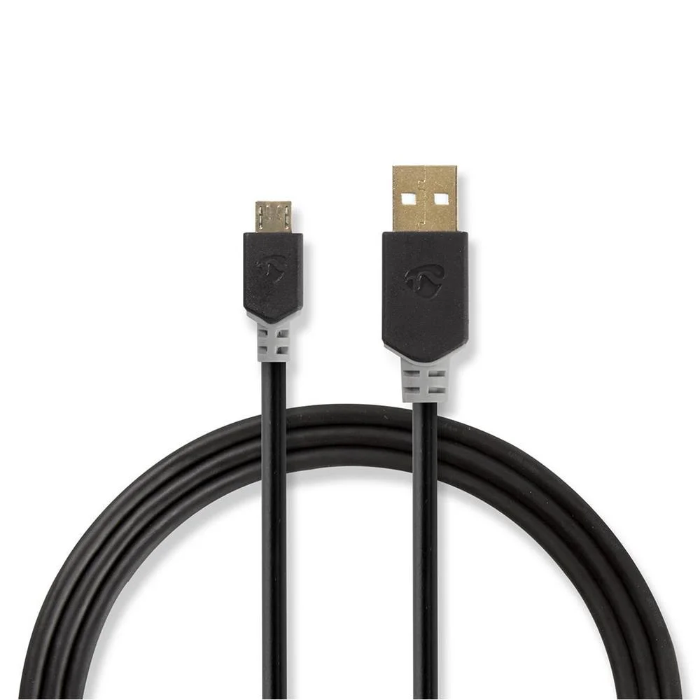 Cable Usb 2.0 | a Macho - Micro B Macho | 2,0 M |.