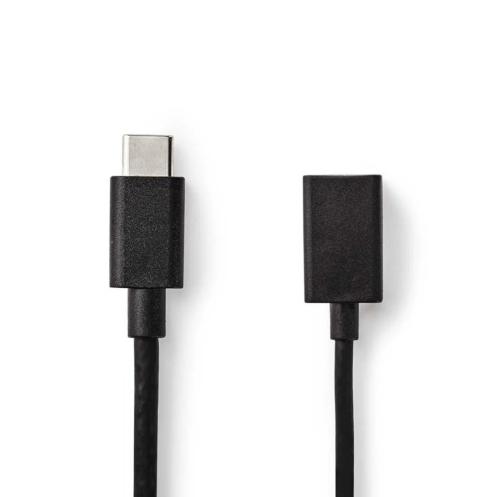 Adaptador Usb-C | Usb 3.2 Gen 1 | Usb-C Macho | Usb-A Hembra | 5 Gbps | 0.15 M | Redondo | Niquela