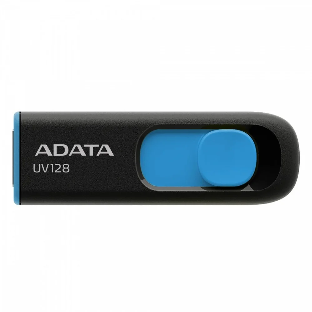 Adata Dashdrive Uv128 128gb Usb Flash Drive Usb Type-A 3.2 Gen 1 (3.1 Gen 1) Black  Blue