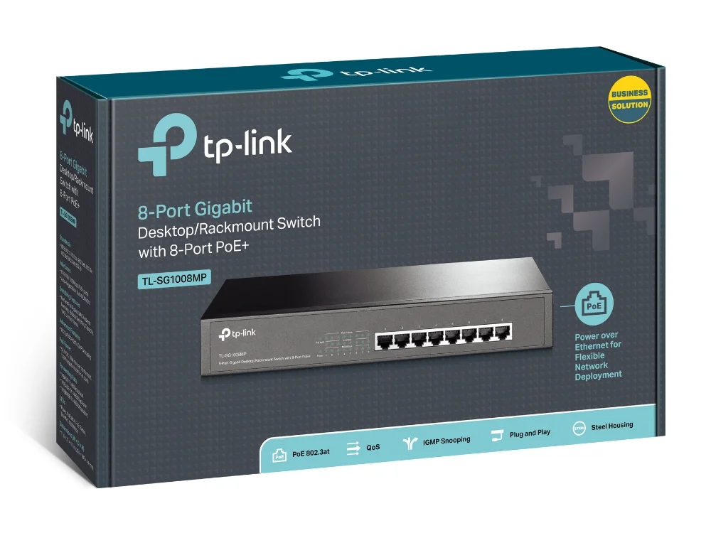 Switch para Sobremesa Con 8 Puertos Gigabit Tp-Li.