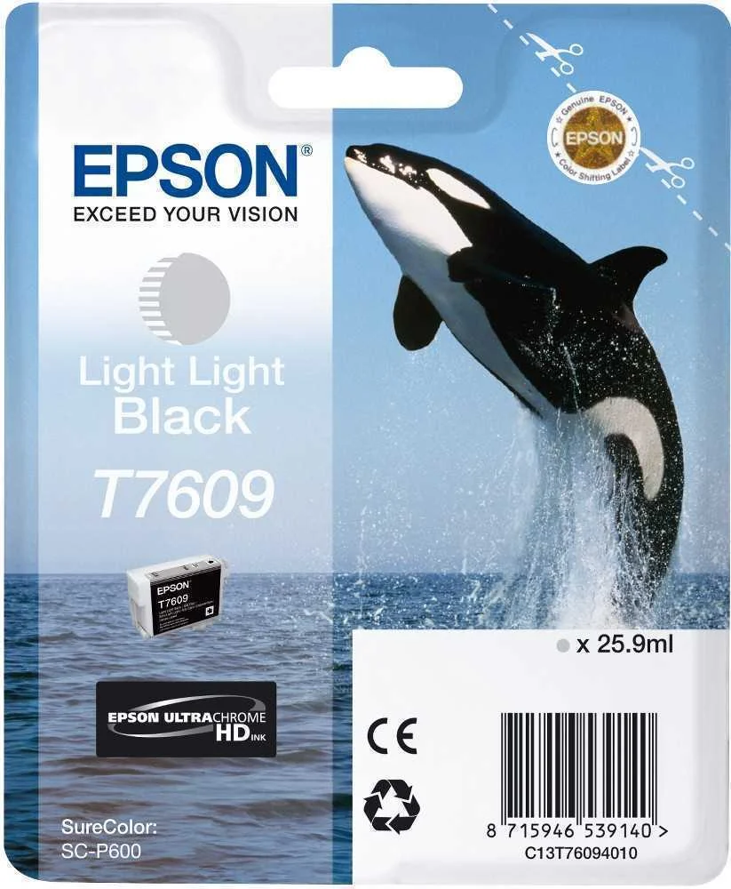 Cartucho de Tinta Epson Gris Claro Sc-P600-C13t76.
