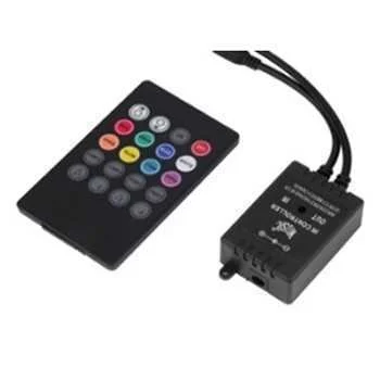 Controlador Musical Leds RGB Remote Ir 20 BotãEs.