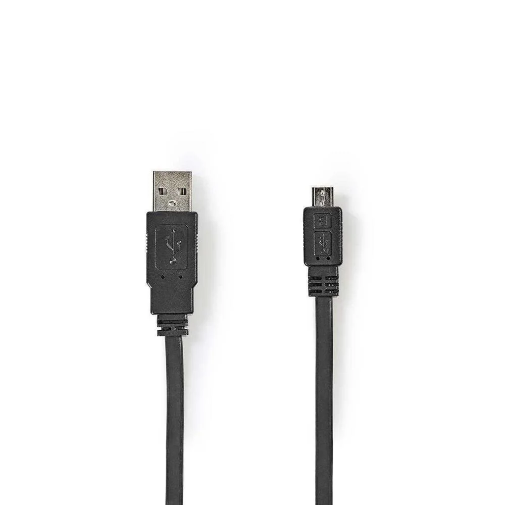 Cable Plano Usb 2.0 | a Macho - Micro B Macho | 1.