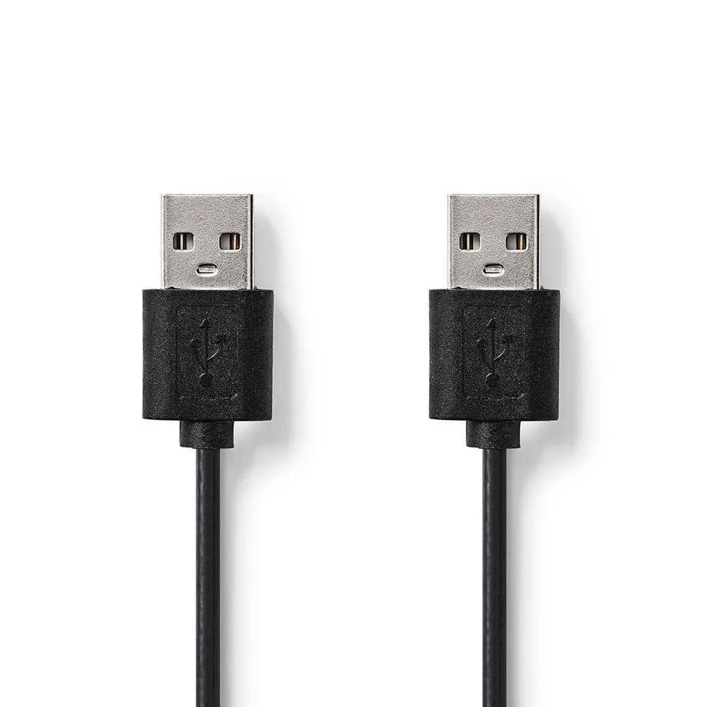 Cable Usb 2.0 | a Macho - a Macho | 2,0 M | Negro