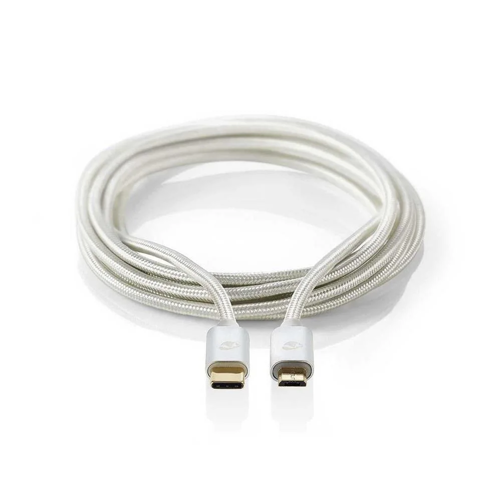 Cable Usb 2.0 | Tipo C Macho - Micro B Macho | 3,.