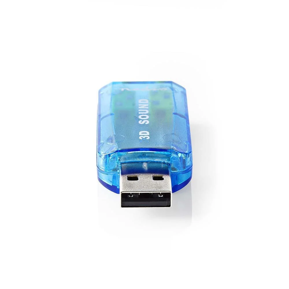 Placa de Som 3D 5.1 USB 2.0