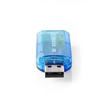 Placa de Som 3D 5.1 USB 2.0