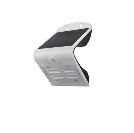 Aplique LED Solar 3.2w 3000k + 6500k C/ Sensor de Movimento