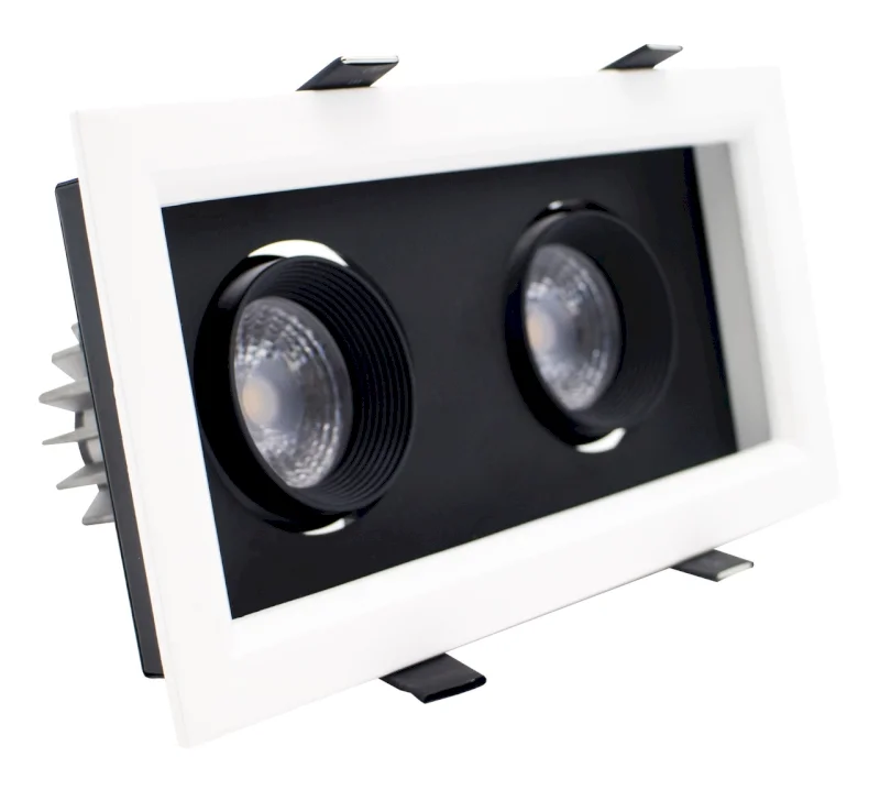 Aro Duplo Pr/Br Orient. Modulo com LED 24w 3000k