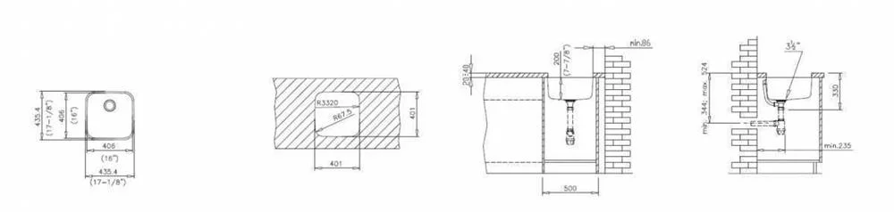 Fregadero Teka B/Marmol Be-40.40 Plus
