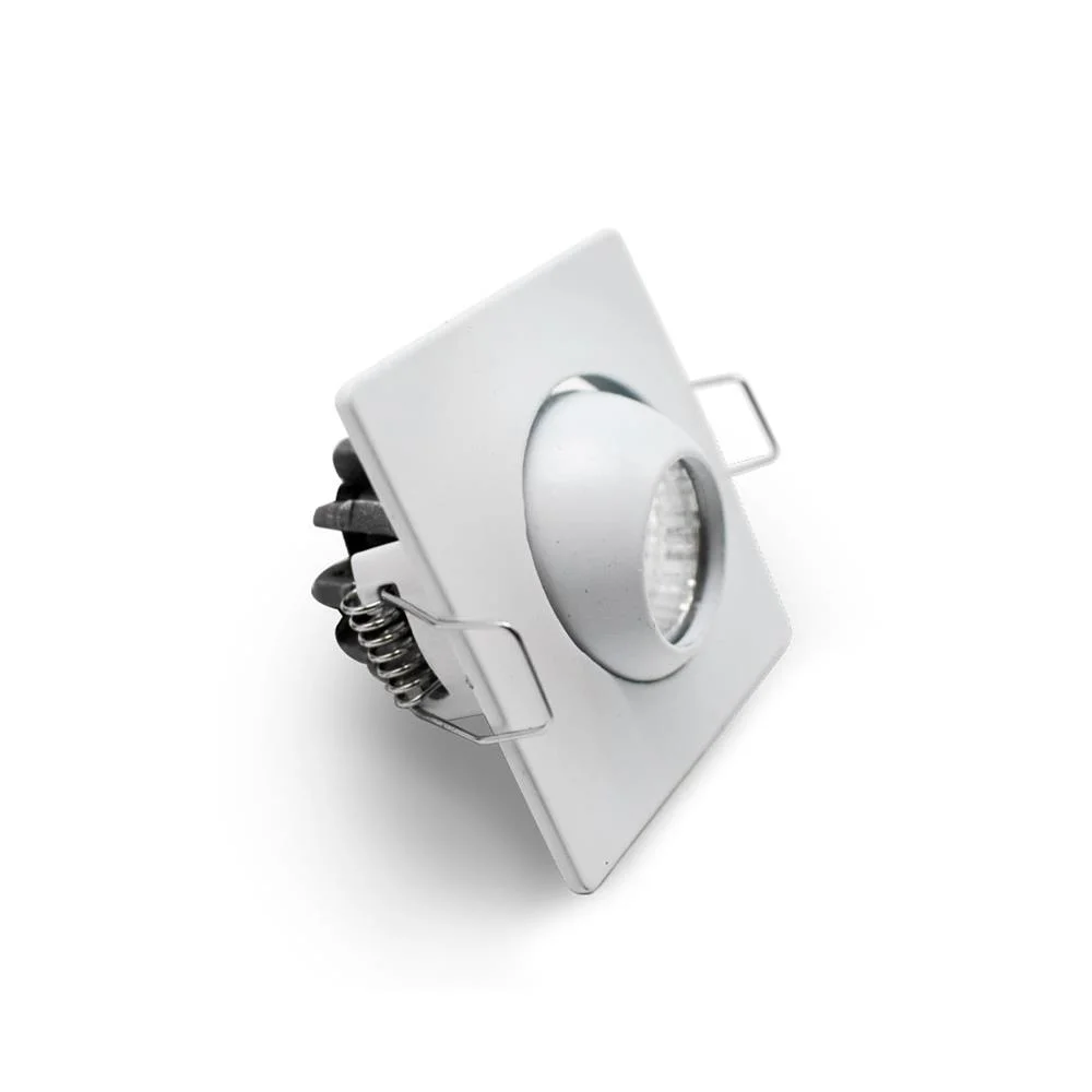 Spot LED Basculante Quadrado 3W IP20 3000K