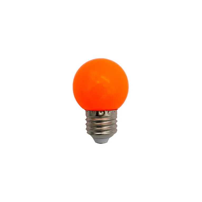 Lâmpada LED Cor G45 E27 1W