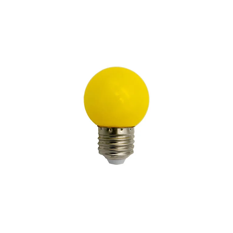 Lâmpada LED E27 G45 5w Amarelo