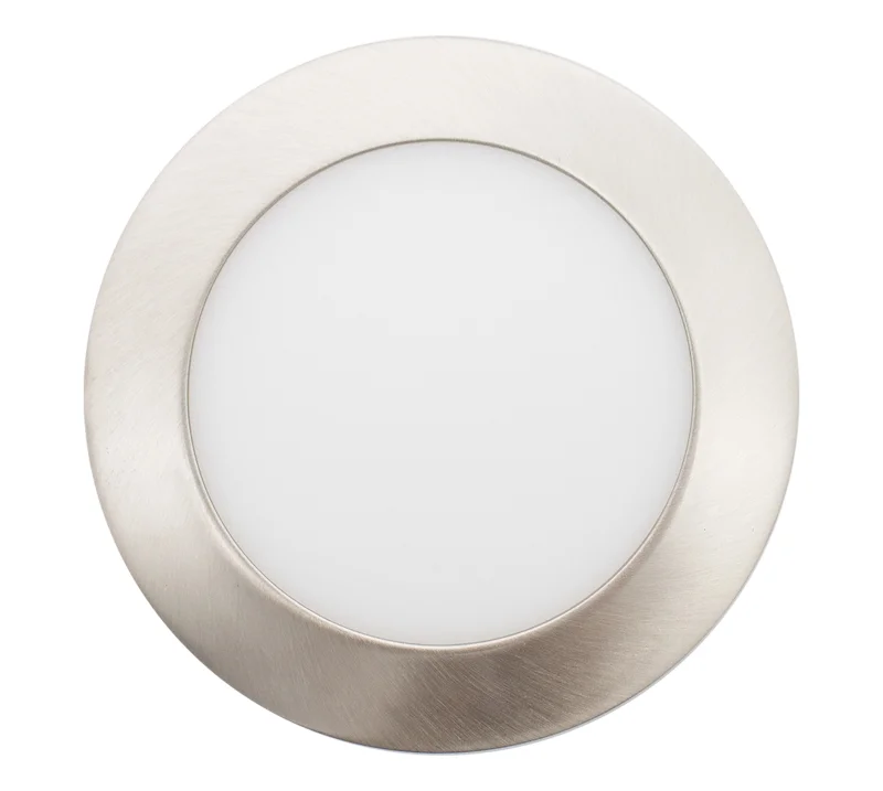 Led Painel Redondo Niquel 5w 6400k