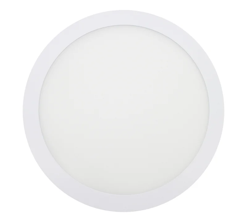 Painel LED 12w 3000k Saliente Redondo Branco
