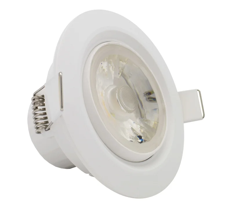 Spot LED Redondo Branco Amovivel 8w 3000k 600lm