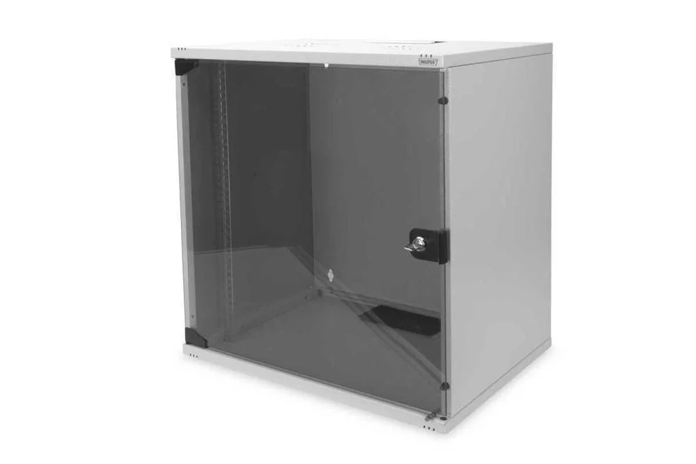 Caja Mural Digitus 12u 595x540x400 Puer Cristal C.