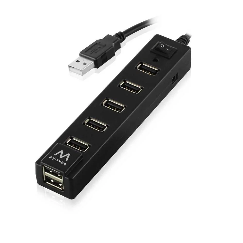 Ewent EW1130 HUB USB2.0 7portas+interruptor ON/OFF