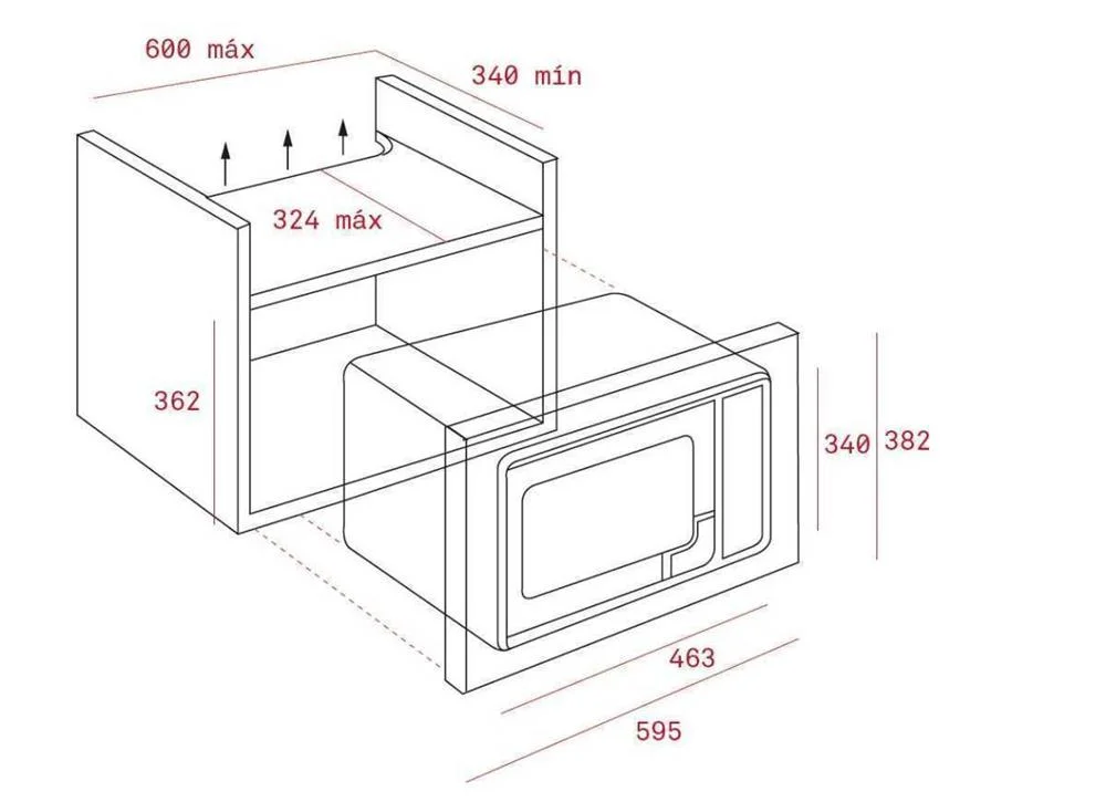 Micro-ondas Grill Teka Mwe-225 Fi Inox Encastrável