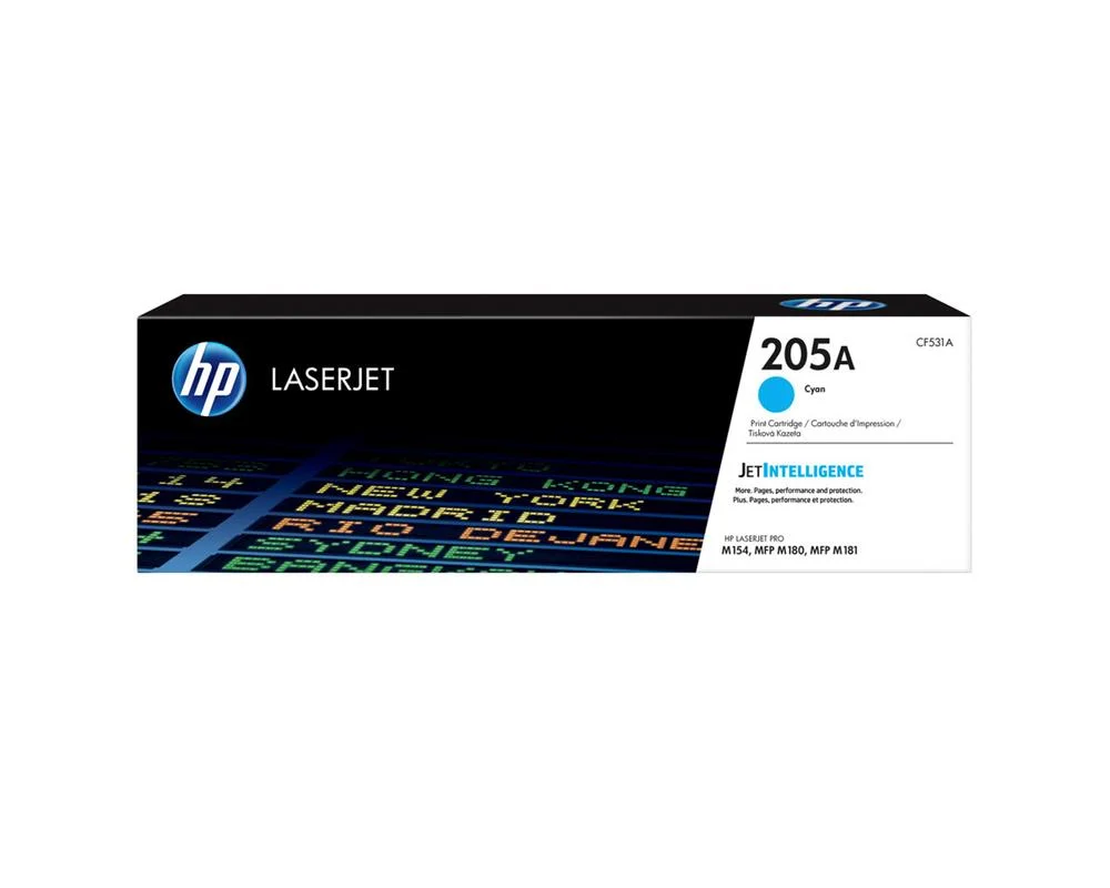 Hp Toner Cart. Cf531a (205a) F?r Lj Pro Mfp M180n/180nw/ 181fw Cyan