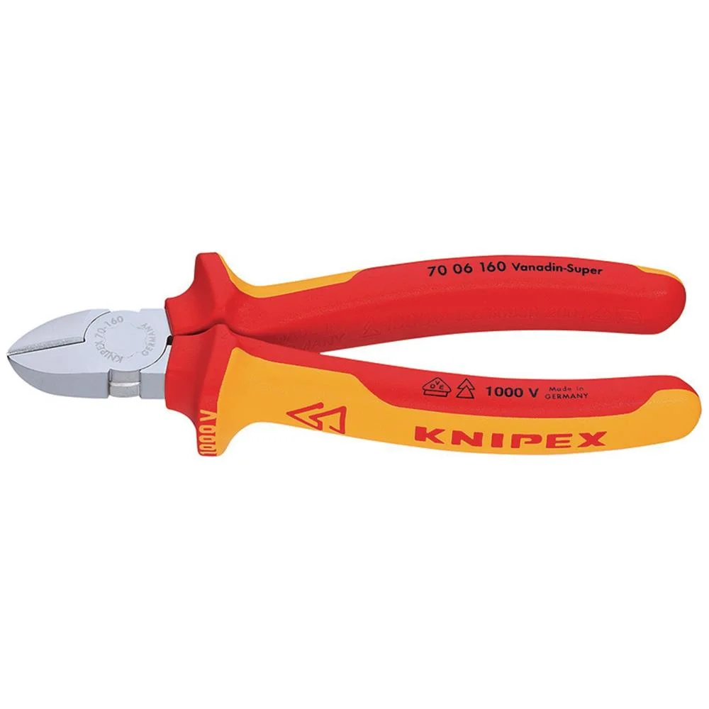 Alicate de corte diagonal VDE 140 mm