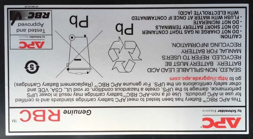 Apc Batterie Usv Rbc2