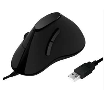 Logilink Maus Ergonomisch Vertical 5 Tasten 1000dpi Schwarz
