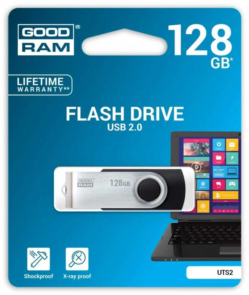 Pendrive Goodram Uts2 Usb 2.0 Negro