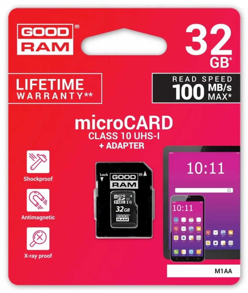 Cartão Micro Sd Goodram M1AA Preto